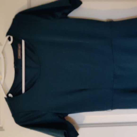 Suzy Shier Green T-shirt Dress - Picture 2 of 4